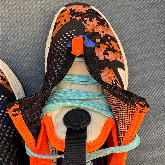 Nike PG4 Gatorade Basketball Shoes Women’s Size 6 Orange Camo Sneakers - Picture 8 of 11